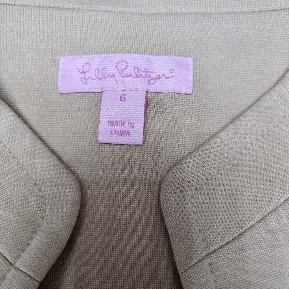 Lilly Pulitzer Cream and White Midi Dress - Picture 3 of 6